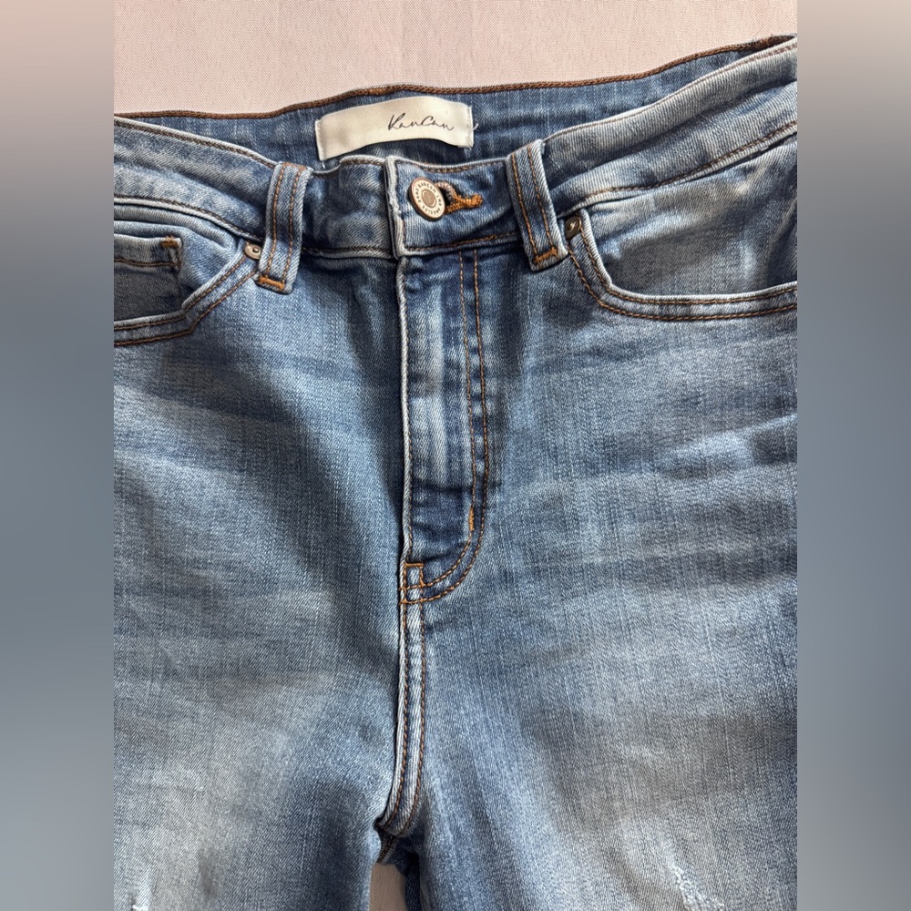 KanCan Baleria Crop Skinny Jeans Medium Blue sauce 5 / 26 EUC - Picture 6 of 6